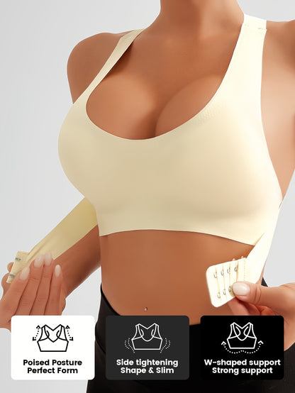 Front Closure Wireless Posture Bra