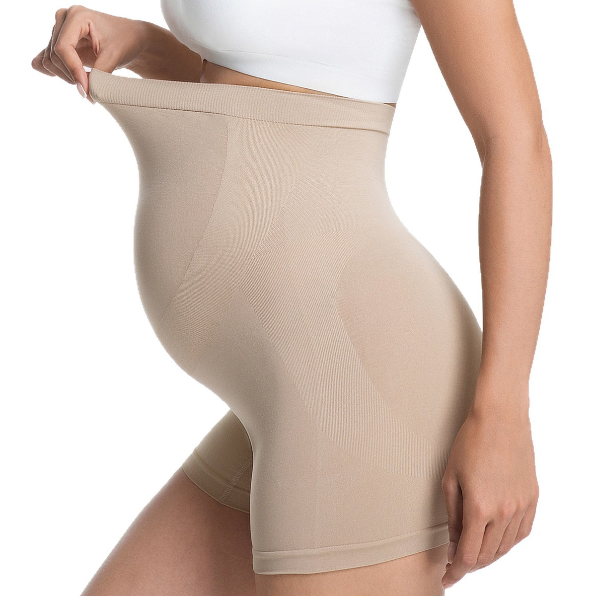 Maternity Shorts with Tummy Support