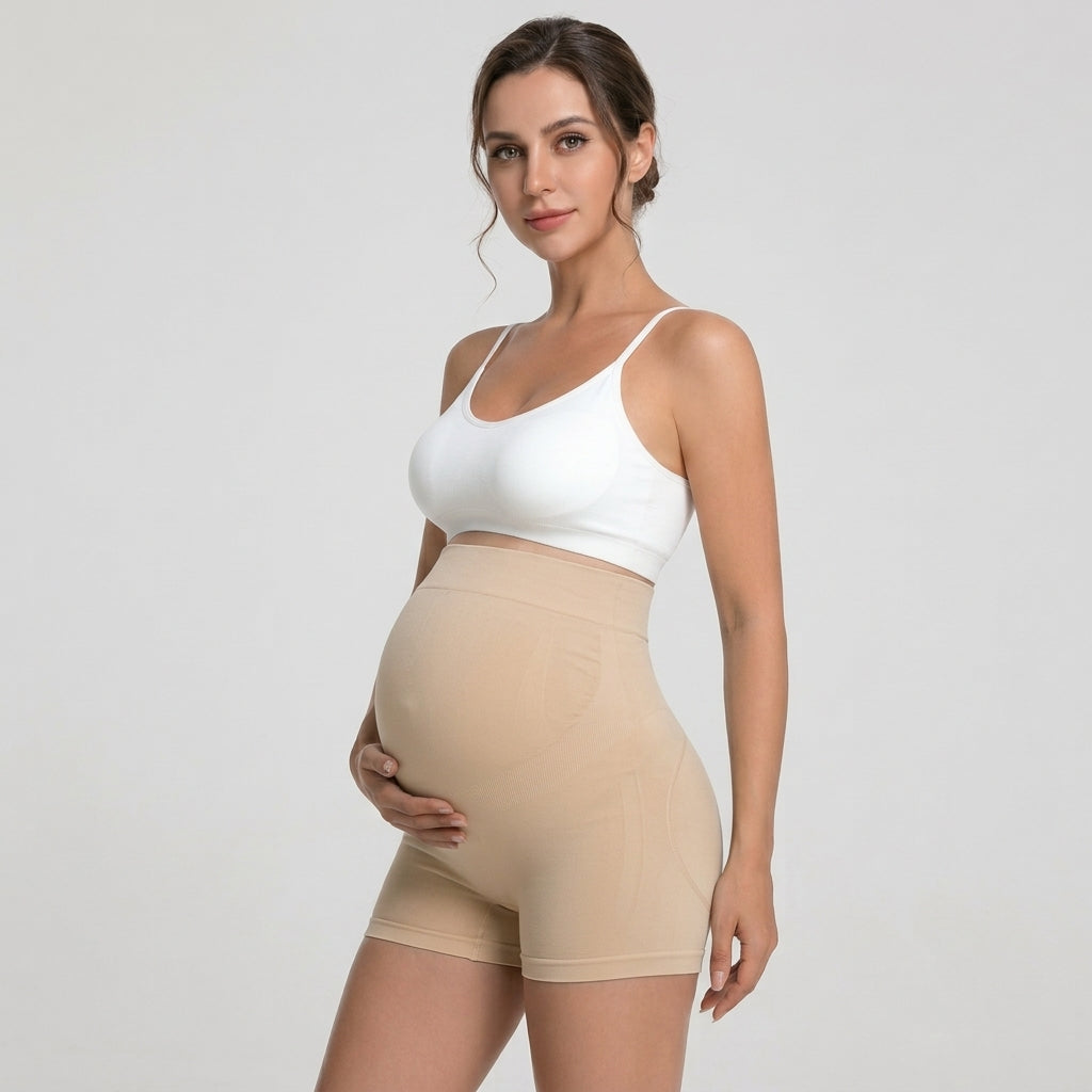 Maternity Shorts with Tummy Support