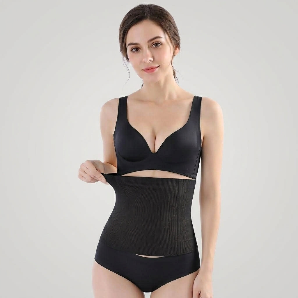 Postpartum Maximum Tummy Control Belly Band With Flexible Boning