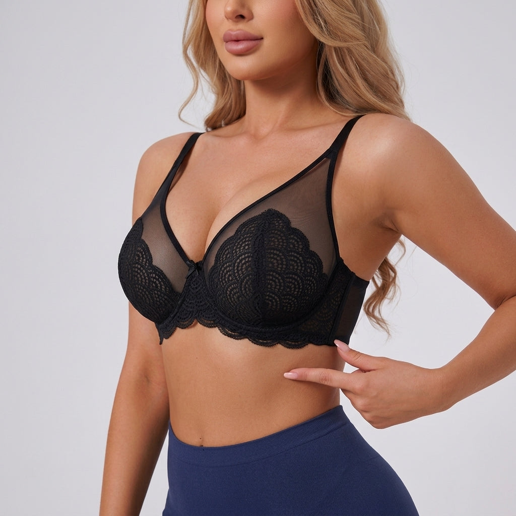Full Coverage Lace Bra